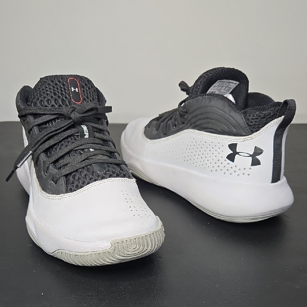 Under Armour Kids' Black and White Athletic Sneakers